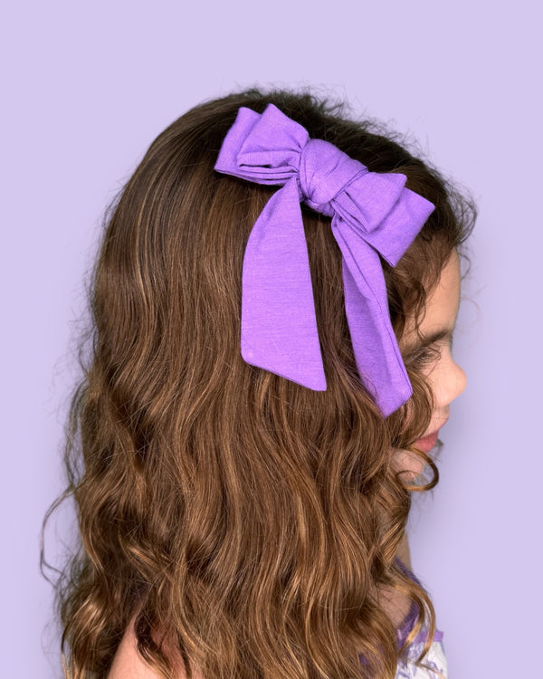 Lush Bamboo Bow Hair Clip